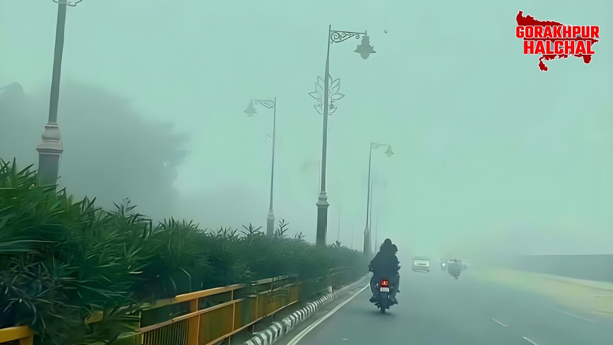 गोरखपुर में सुबह का कोहरा बढ़ा