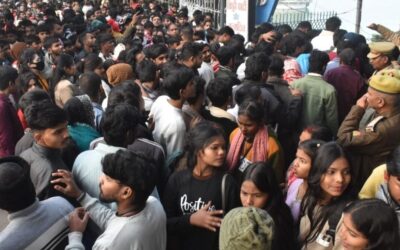 गोरखपुर में नववर्ष पर लगा भीषण जाम