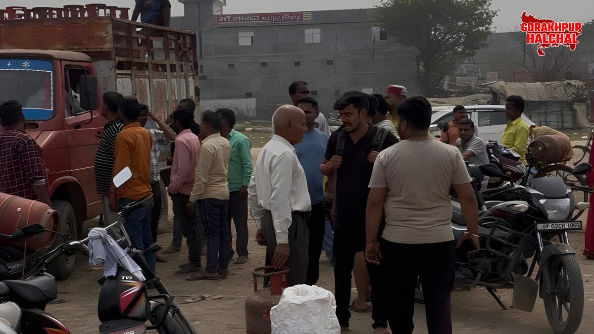 गोरखपुर में रसोई गैस संकट